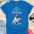 Easily distracted by bulldogs - V9 - Sitting Paw T-Shirt